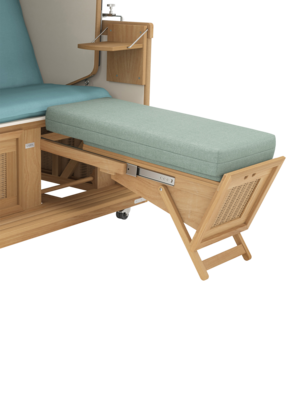 Hohes Fußkissen für Strandkorb Sinfonia