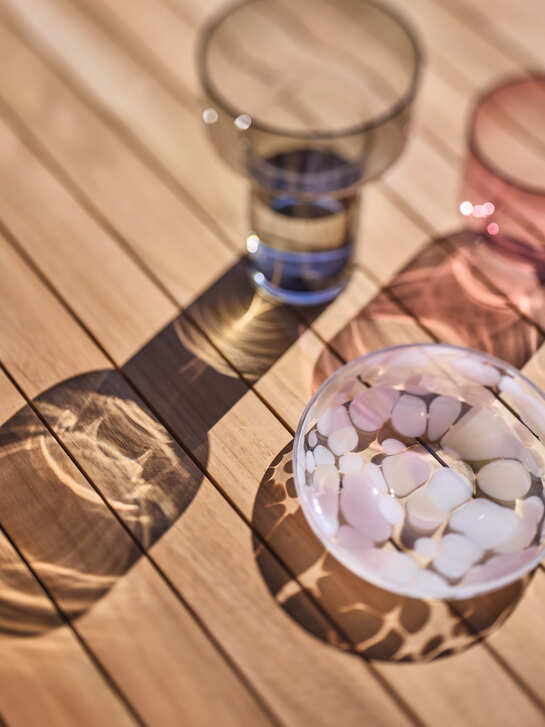 Portland Tisch Aluminium/Teak