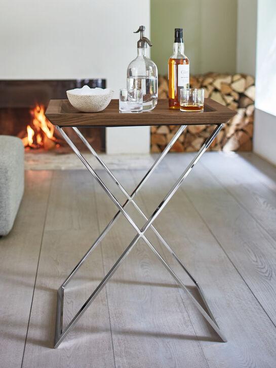 Nate Butler's Tray Edelstahl poliert