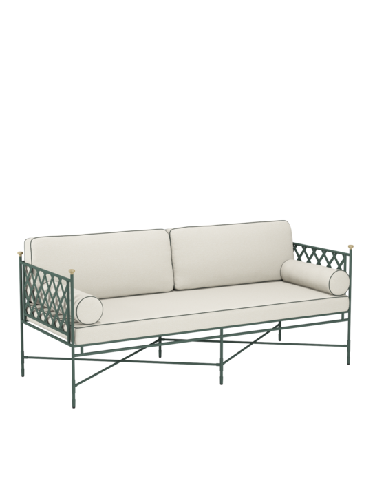 Kasal Zweisitzer inkl. Auflagen Limestone