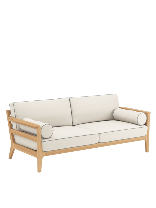 Newhaven Sofa inkl. Auflagen Linum/Keder Indigo