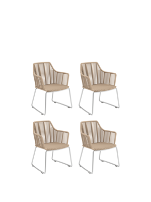 Amari Armlehnstuhl, 4er-Set