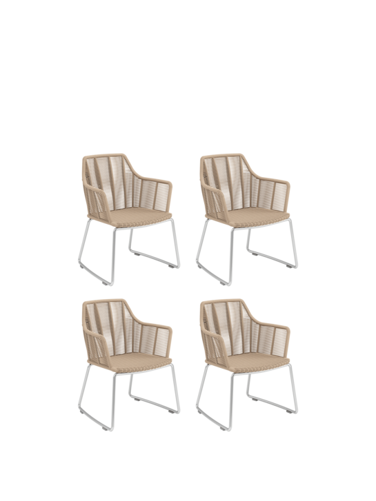 Amari Armlehnstuhl, 4er-Set