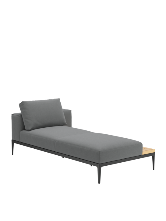 Morgans Bay Liege Ablage links, inkl. Auflagen