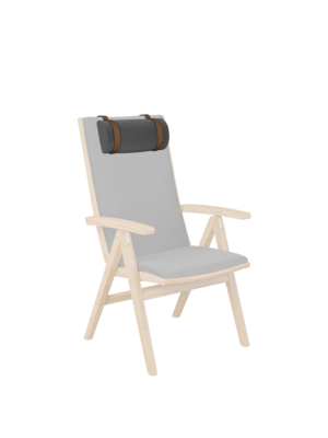 Nackenrolle Batley Hochlehner Chestnut inklusive Lederbänder