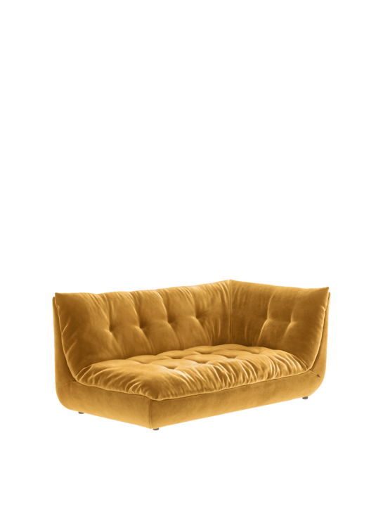 Sandvig Sofa 180 with armrest left Amber