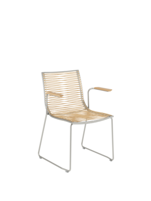 Pan Armlehnstuhl Braun