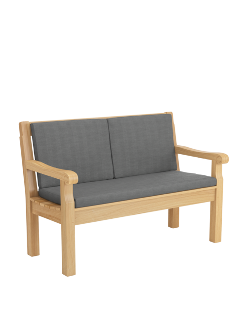 Rückenkissen Summerfield / Hestercombe Bank 120 / 125 Shadow, 2er-Set