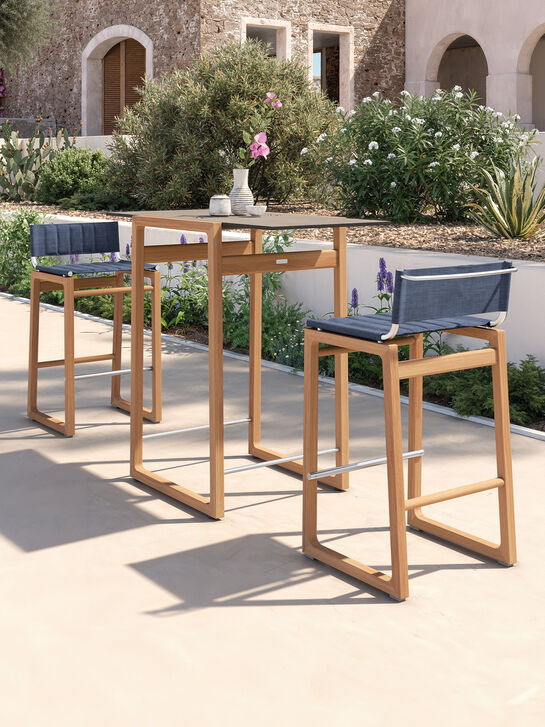 Benton Barmöbel Set Rauchblau