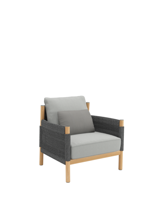 Cavo Lounge Sessel Anthrazit inkl. Auflagen Moon