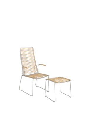 Pan Highback Chair Set Brown