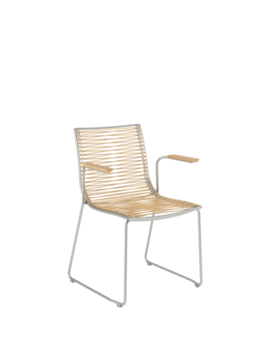 Pan Armlehnstuhl Braun