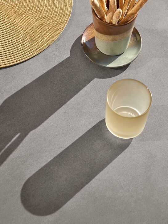 Portland Ausziehtisch Edelstahl Graphit/Kunstharz Shade