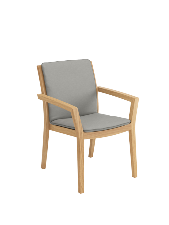 Auflage Valencia Armlehnstuhl Stone mit Keder
