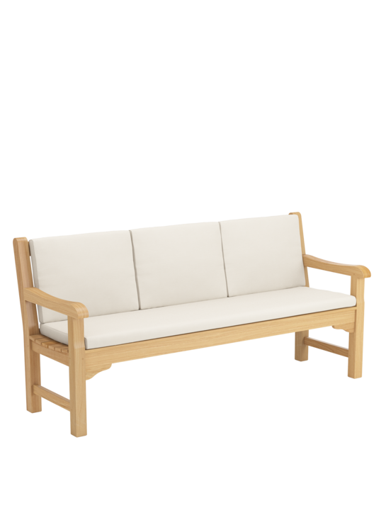 Rückenkissen Summerfield / Hestercombe Bank 180 Linum, 3er-Set