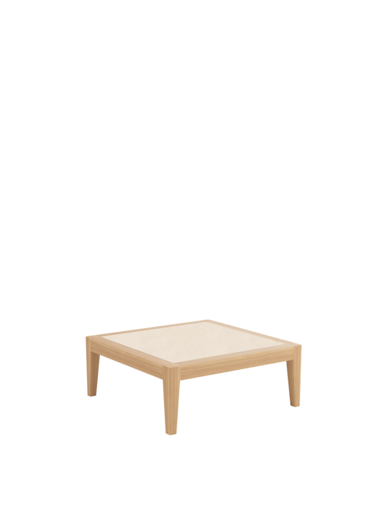 Valencia Lounge Couchtisch mit Keramikplatte Chalk