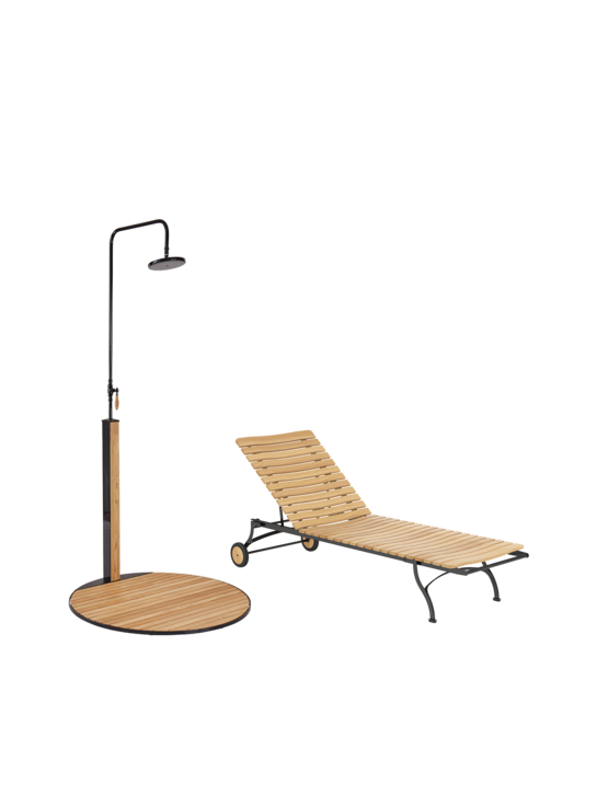 Fontenay Liege & Gartendusche Set