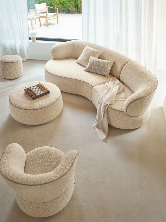 Bosa Sofa Element Armlehne links 105 Leinen