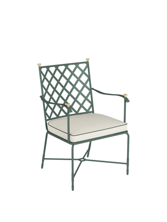 Kasal Armlehnstuhl inkl. Sitzkissen Limestone