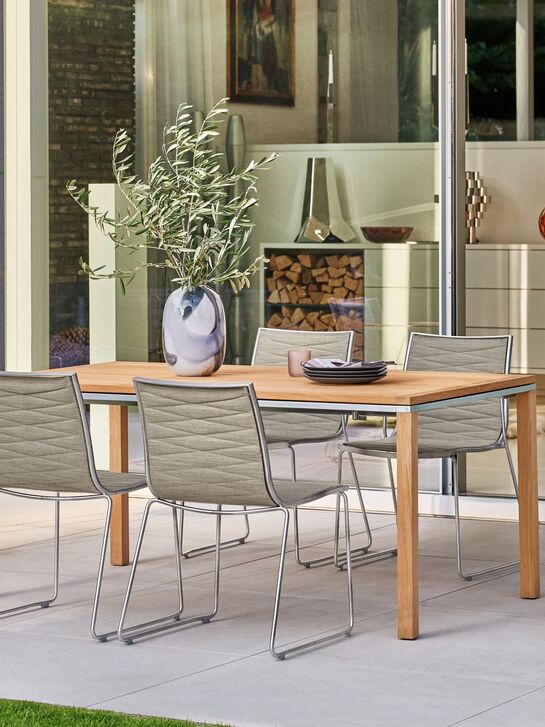 Portland Ausziehtisch Teak