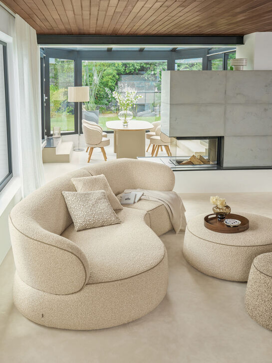 Bosa Sofa Element Armlehne links 105 Leinen