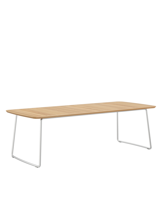 Amari Tisch Edelstahl/Teak 240 x 100