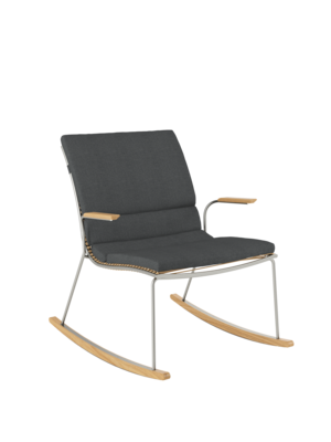 Auflage Pan Schaukelstuhl Anthrazit