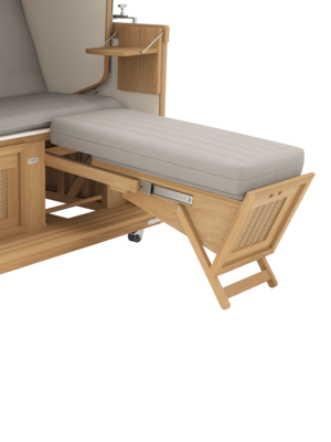 Hohes Fußkissen für Strandkorb Hazel