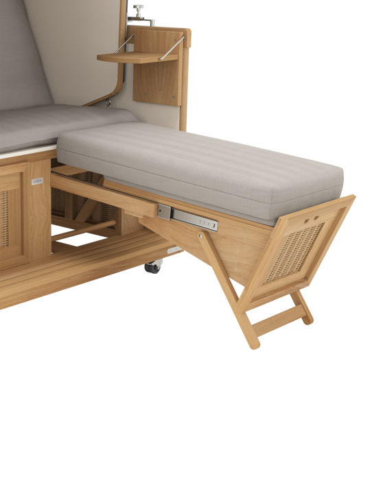 Hohes Fußkissen für Strandkorb Hazel