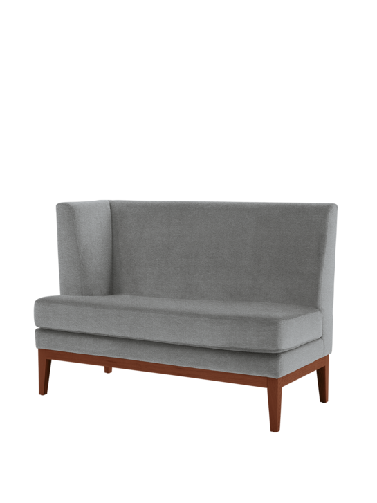 Hyde Dining Sofa Grau Armlehne rechts