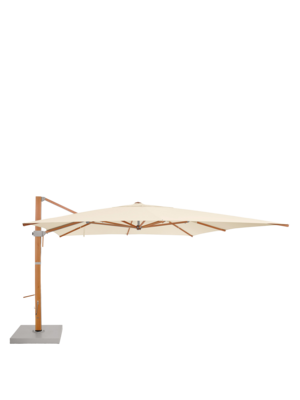 Positano Sonnenschirm 350 x 350 cm quadratisch, Elfenbein