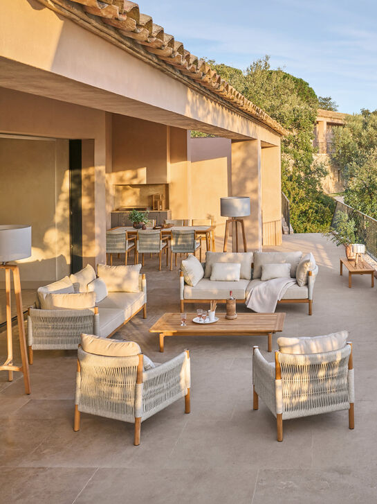 Cavo Lounge Couchtisch Teak