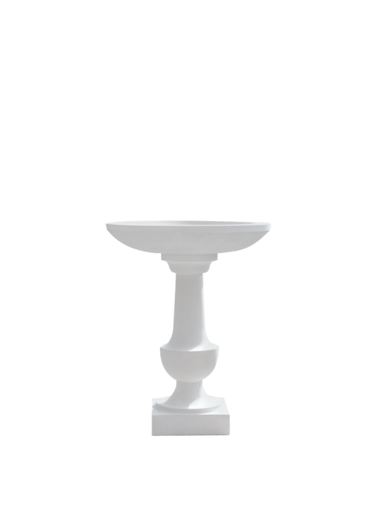 Vogelbad aus Steinguss