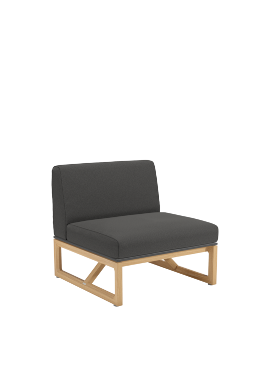 Trey Lounge Mittelelement inkl. Auflagen Anthrazit