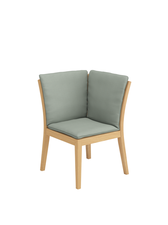 Auflage Valencia Bank Eckelement Mineral/Keder Taupe