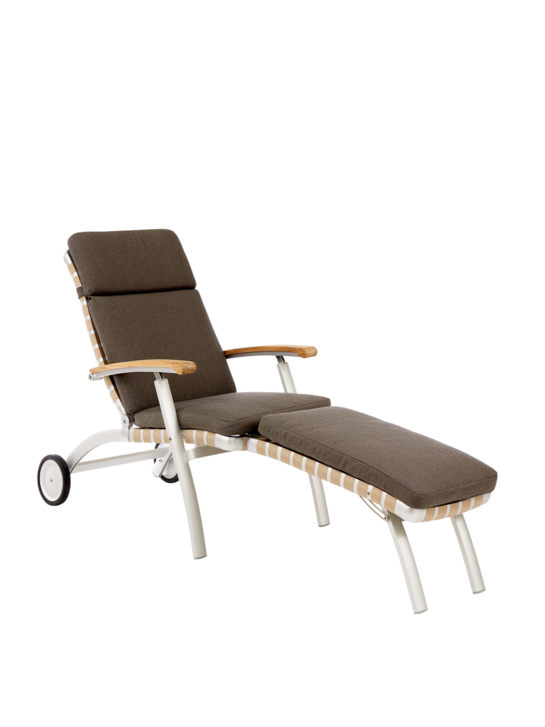 Auflage United States Deck Chair mit verlängerter Fußstütze Chestnut