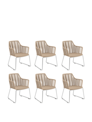 Amari Armlehnstuhl, 6er-Set