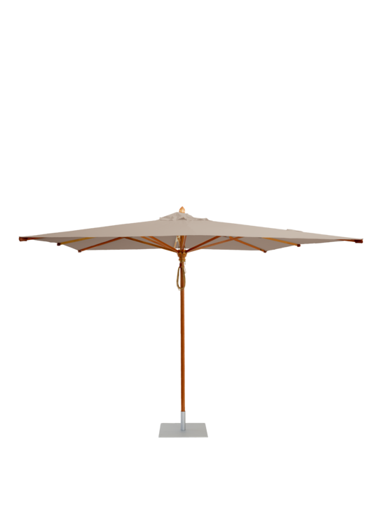 Umbria Sonnenschirm 380 x 380 cm quadratisch, taupe