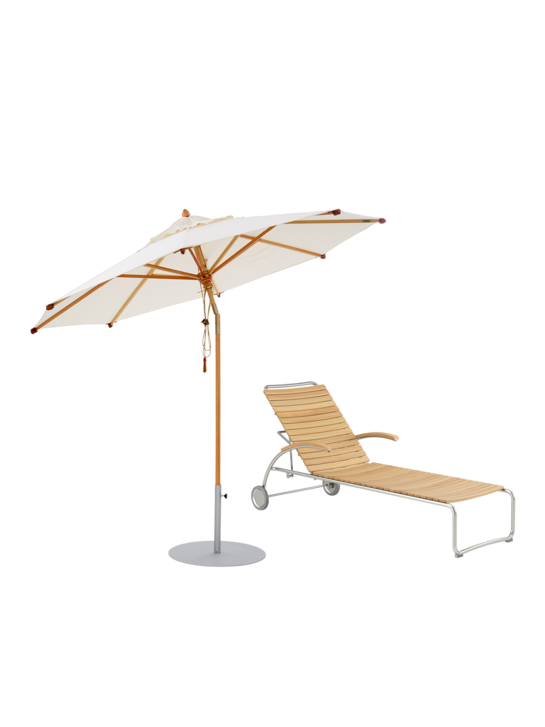 Bolero Liege & Liguria Sonnenschirm Set