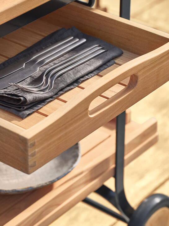 Fontenay Teaktablett für Barwagen