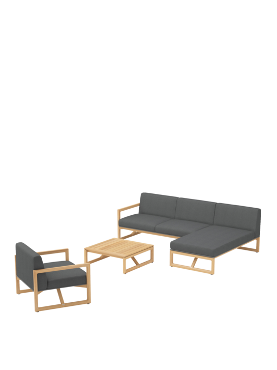 Trey Lounge Set Anthrazit 1