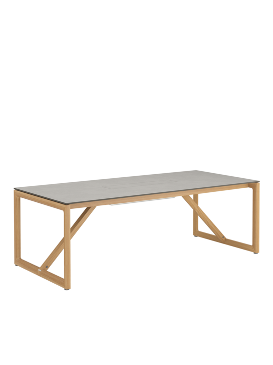 Trey Tisch Teak/Kunstharz Shade 220 x 100