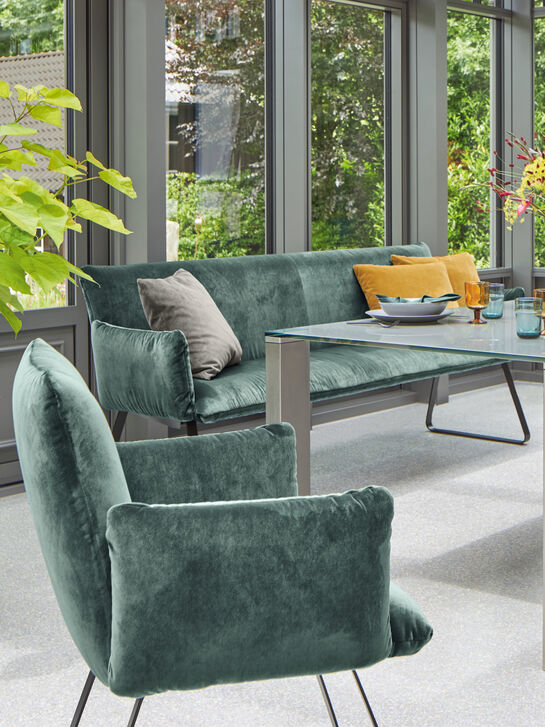 Mandø Armlehnstuhl Aquamarin