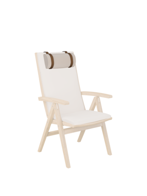 Nackenrolle Batley Hochlehner Linum inkl. Lederbänder