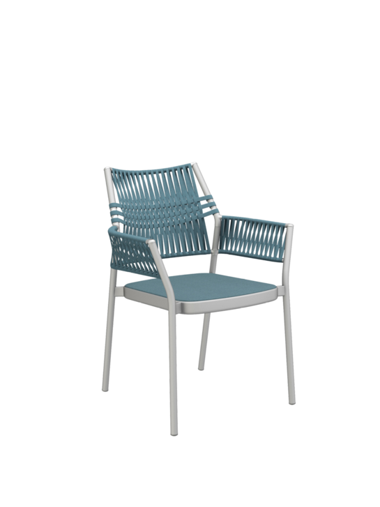 Temper Armlehnstuhl Petrol