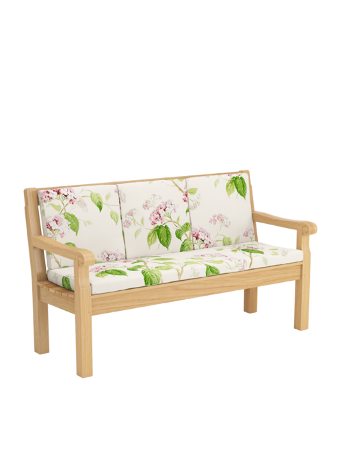 Rückenkissen Summerfield / Hestercombe Bank 150 Hortensia Rosa, 3er-Set