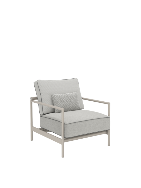 Loreto Loreto Armchair incl. cushions Sinfonia Gris