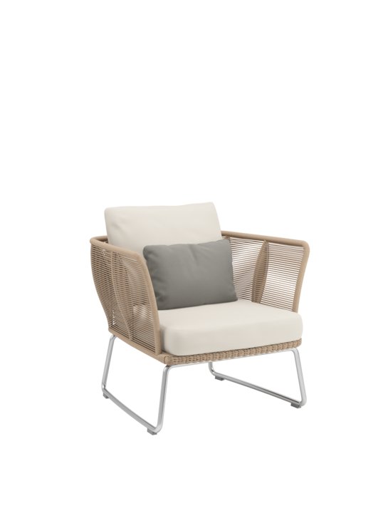 Amari Lounge Sessel inkl. Auflagen Linum