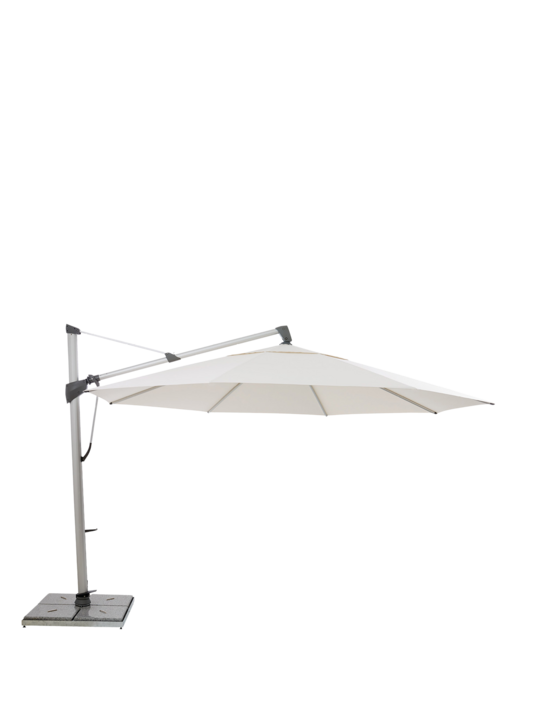 Trentino Sonnenschirm Set 400 cm rund, inkl. Schirmständer Deluxe