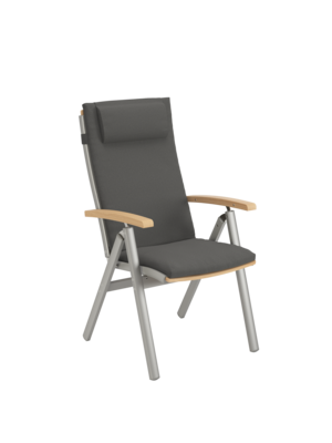 Auflage Monterey Silk Recliner Anthrazit, 2-tlg.